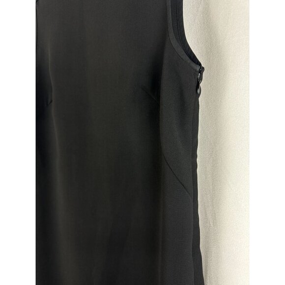 Loft Womens Sleeveless Black Lace Trim Casual Dress Size 10 - Picture 6 of 7